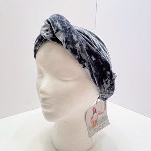 NWT I'm With The Band Velvet Turban Headband